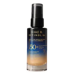 Make B - Base Líquida Protectora Con Retinol Y Ácido Hialurónico FPS 50+