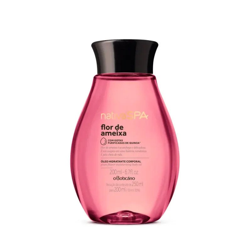 Aceite Hidratante Corporal Nativa SPA O Boticário Flor De Ciruela 200ml
